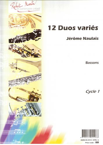 cubierta Douze Duos Varis Editions Robert Martin
