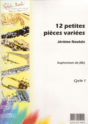 cubierta Douze Petites Pices Varies (Version Bb) Editions Robert Martin
