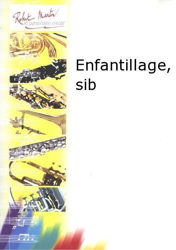 cubierta Enfantillage, Sib Editions Robert Martin