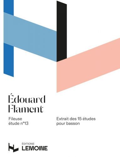 cubierta Etudes pour le basson (15) : Fileuse - Etude n13 Editions Henry Lemoine