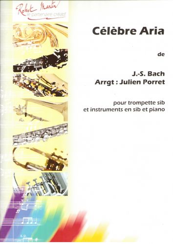 cubierta Famosa aria, fragmento de la Suite en D Editions Robert Martin