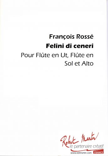 cubierta Felini di ceneri Editions Robert Martin