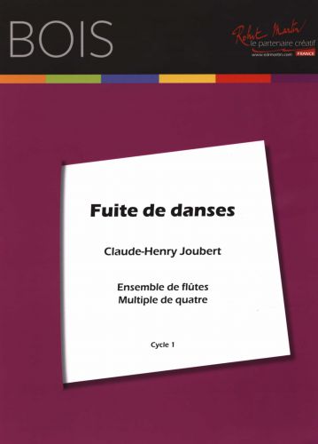 cubierta Fuite de Danses, 4 Fltes Editions Robert Martin