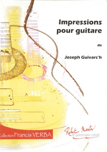 cubierta Impressions pour guitare Editions Robert Martin