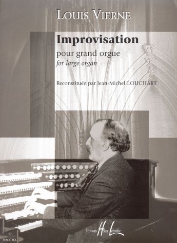 cubierta Improvisation pour grand orgue Editions Henry Lemoine