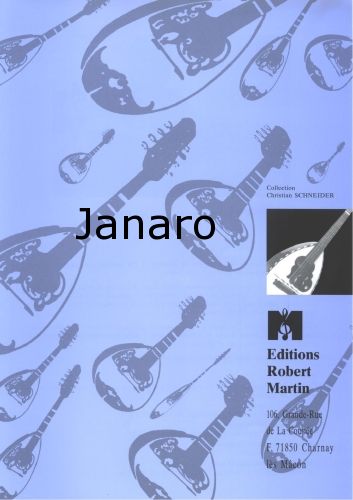 cubierta Janaro Editions Robert Martin