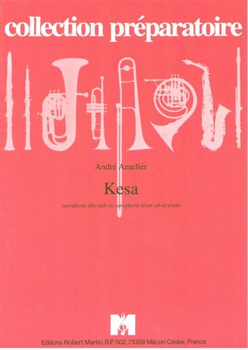 cubierta Kesa, alto o tenor Editions Robert Martin