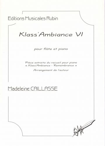 cubierta Klass Ambiance VI pour flte et piano Martin Musique
