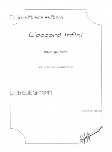 cubierta L'accord infini pour guitare (sans tablature) Martin Musique