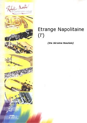 cubierta Etrange Napolitaine (l') Editions Robert Martin