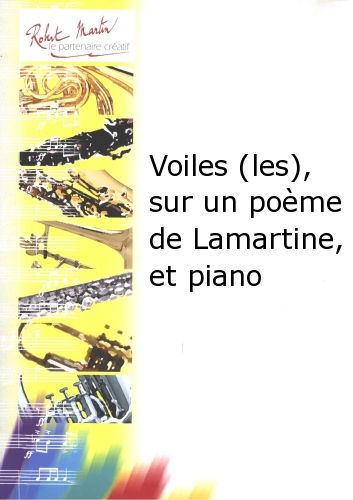cubierta Las Velas , un poema de Lamartine, y el piano Editions Robert Martin