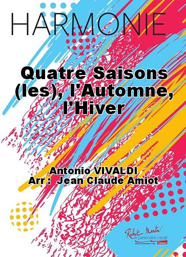 cubierta Quatre Saisons (les), l'Automne, l'Hiver Martin Musique
