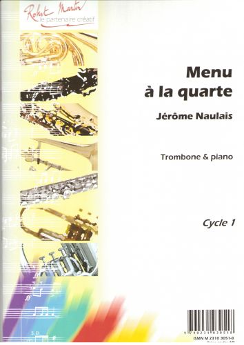 cubierta Menu  la Quarte Editions Robert Martin