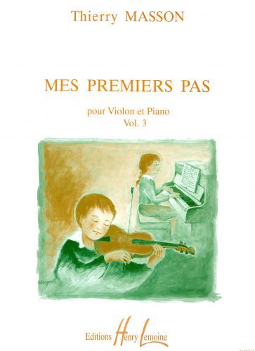 cubierta Mes premiers pas Vol.3 Editions Henry Lemoine