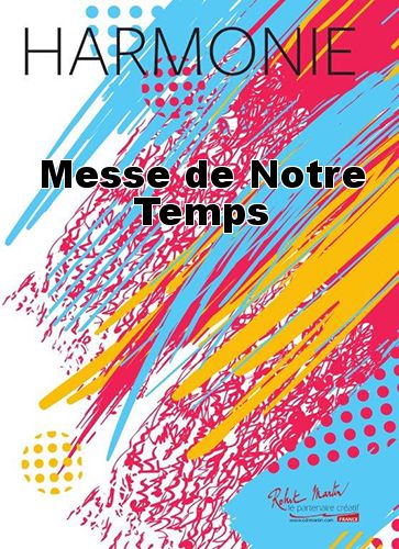 cubierta Messe de Notre Temps Martin Musique