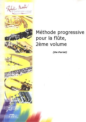 cubierta Mthode Progressive Pour la Flte, 2me Volume Editions Robert Martin