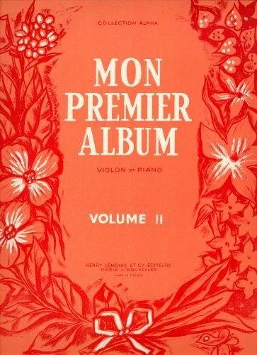 cubierta Mon premier album Vol.2 Editions Henry Lemoine