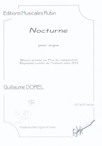 cubierta Nocturne pour orgue Martin Musique