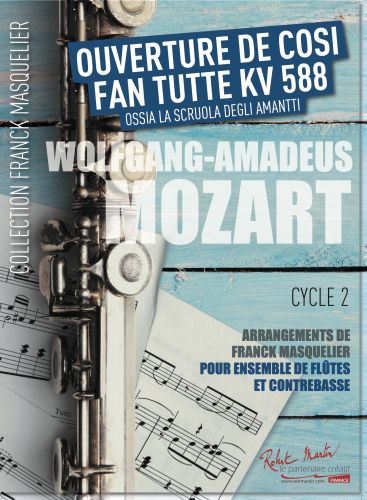 cubierta OUVERTURE DE COSI FAN TUTTI KV 588 Editions Robert Martin