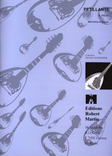 cubierta Petillante Editions Robert Martin