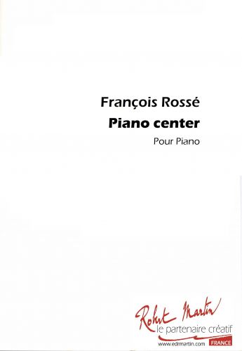 cubierta PIANO CENTER Editions Robert Martin