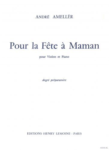 cubierta Pour la Fte  Maman Editions Henry Lemoine