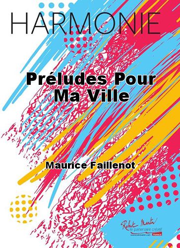 cubierta Prludes Pour Ma Ville Martin Musique