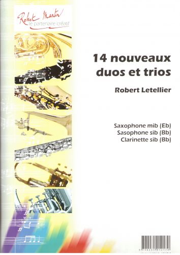 cubierta Quatorze Nouveaux Duos et Trios Editions Robert Martin