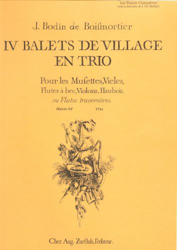 cubierta Quatre Ballets de Village Pour les Muse Editions Robert Martin