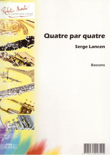 cubierta Quatre Par Quatre Editions Robert Martin