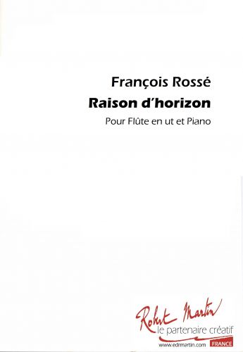 cubierta RAISON D HORIZON Editions Robert Martin