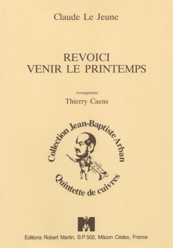 cubierta Revoici Venir le Printemps Editions Robert Martin