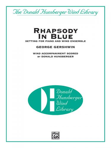 cubierta Rhapsody in Blue (Setting for Piano and Wind Ensemble) Warner Alfred