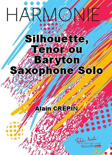 cubierta Silhouette, Tnor ou Baryton Saxophone Solo Martin Musique