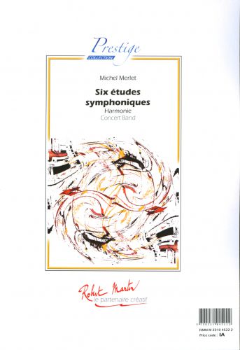 cubierta SIX tudes Symphoniques Martin Musique