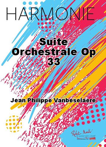 cubierta Suite Orchestrale Op 33 Martin Musique