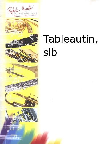 cubierta Tableautin, Sib Editions Robert Martin