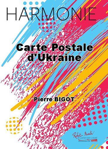 cubierta Tarjeta postal de Ucrania Martin Musique