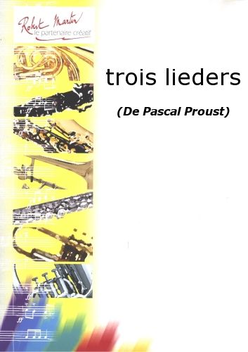 cubierta Trois Lieders Editions Robert Martin