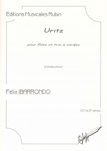 cubierta Uritz pour flte et trio  cordes Martin Musique
