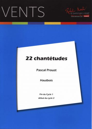 einband 22 Chantetudes For Hautbois Editions Robert Martin