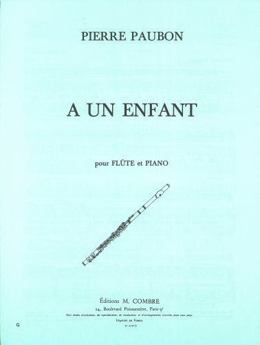 einband A un enfant Combre