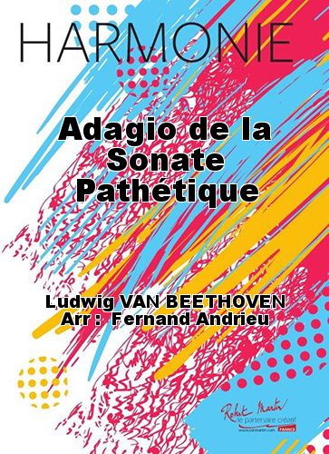 einband Adagio der Sonate pathetische Martin Musique
