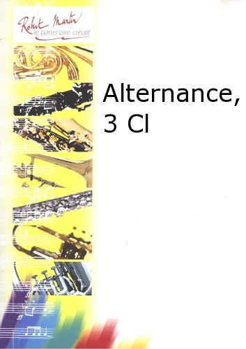 einband Alternance, 3 Clarinettes Editions Robert Martin
