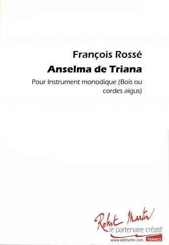 einband ANSELMA DE TRIANA Editions Robert Martin