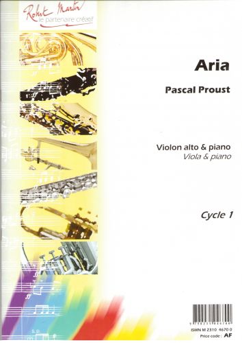 einband Aria Editions Robert Martin