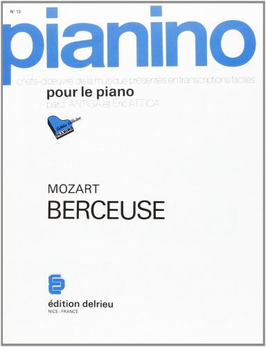 einband Berceuse - Pianino 13 Delrieu