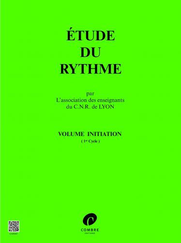 einband C.N.R. de Lyon - Etude du rythme Vol.Initiation Combre