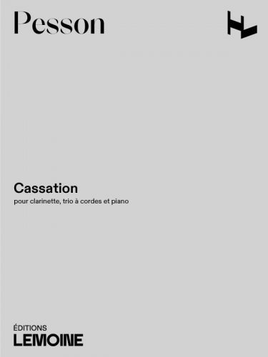 einband Cassation Editions Henry Lemoine