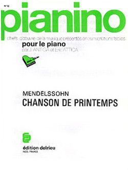 einband Chanson de printemps - Pianino 12 Delrieu